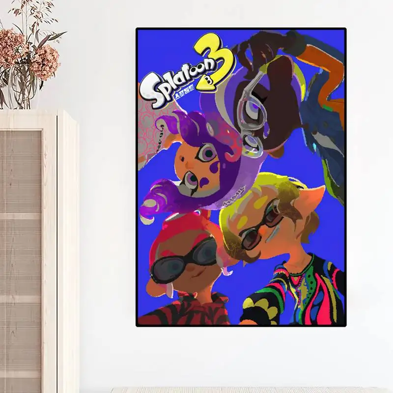 Game Splatoon 3 POSTER Prints Wall Painting Bedroom Living Room Decoration Home