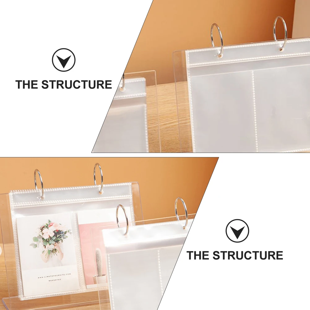 

Acrylic Photo Album Simple Style Desktop Family Office Picture Frame Memory Storage Photo St Decor Collection Album