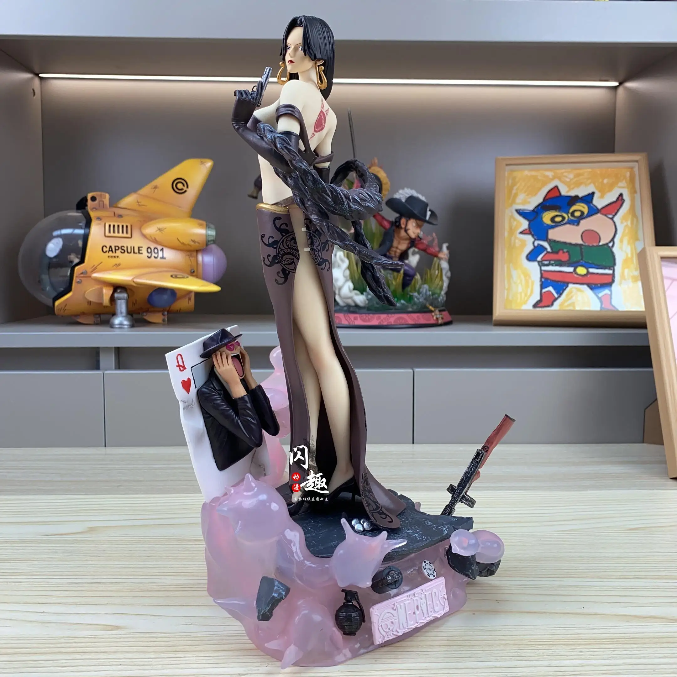 One Piece Anime Figuren Neue 37 cm Boa Hancock Gk Sexy Hancock Figur Pvc Statue Modell Puppe Sammlung Zimmer Ornament spielzeug Geschenk