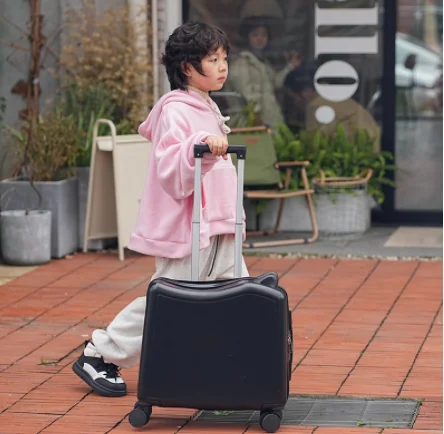 小さな子供のための旅行用ラゲッジボックス,かわいいプリントロッド付きの軽量ミニケース,旅行かばん,新しい