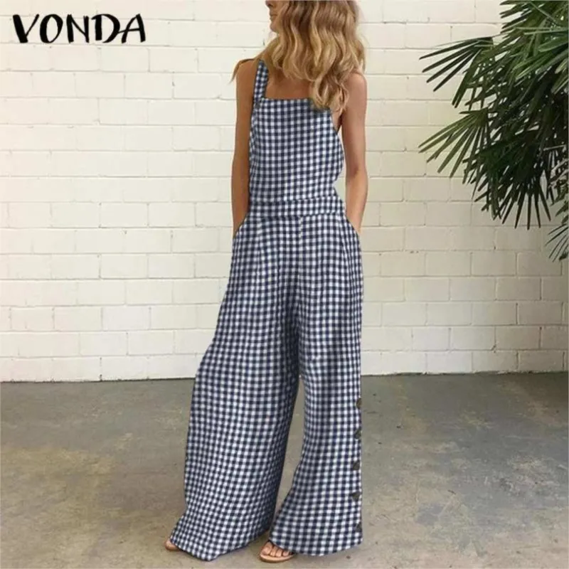 2024 summer fashion new four-color polka dot wide leg pants with floral print and exposed back jumpsuit