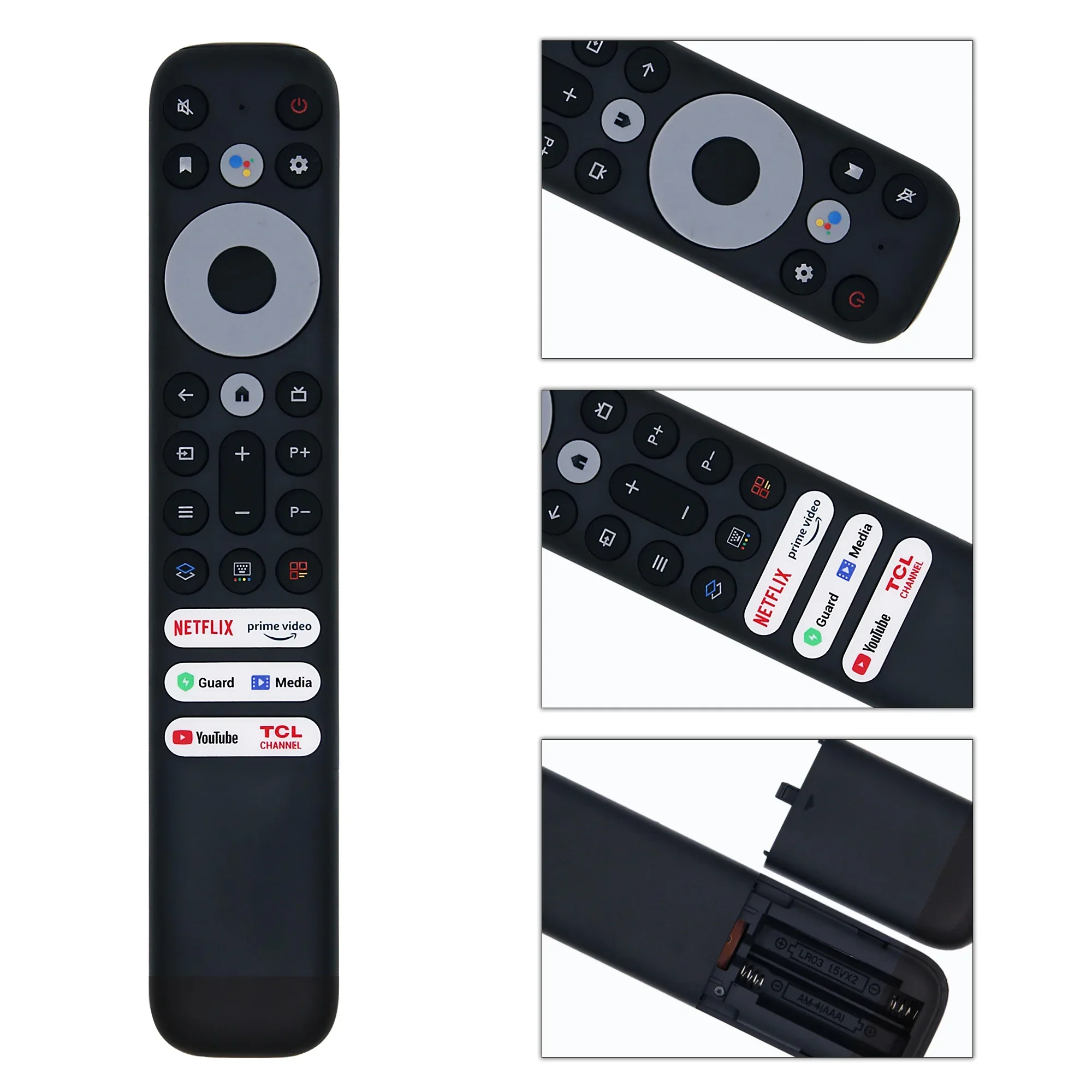 

Universal Replacement RC902V FMR4 RC902V FMR2 Smart Home Wireless Infrared TV Remote Controller for TCL Smart TV