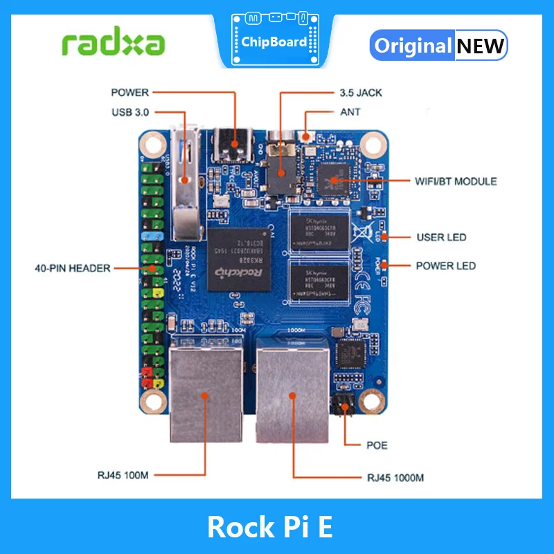 Imagem -04 - Rockchip Rk3328 Single Board Computer 1gb 512mb Ddr3 Sbc Suporta Debian Ubuntu Openwrt o Mesmo Que Nanopi R2s Uso para Iot