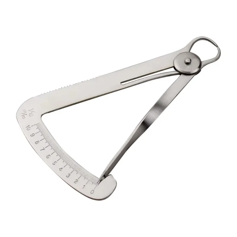 1pc Dental Crown Gauge Caliper, 0-10mm Precision Measuring Instrument for Dental Lab Wax Metal Surgical & Oral Measurement