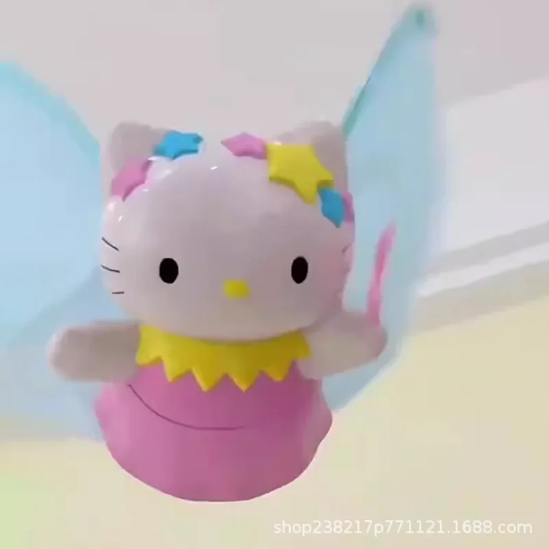 New Creative Sanrio Hello Kitty con ali Flying Action Figures giocattolo telecomandato Cartoon Kt Model Doll Cute Gift For Kids