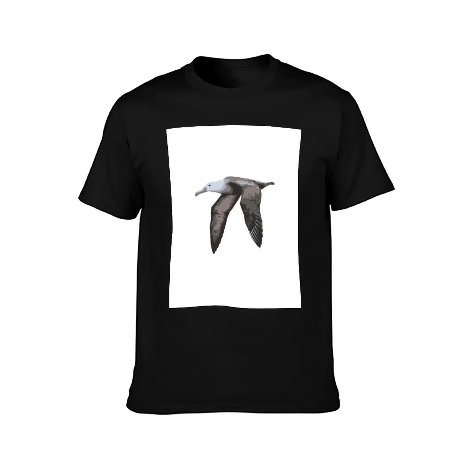  Albatross bird Illustriation, gift idea T-Shirt men t shirt cotton 100% T-Shirt
