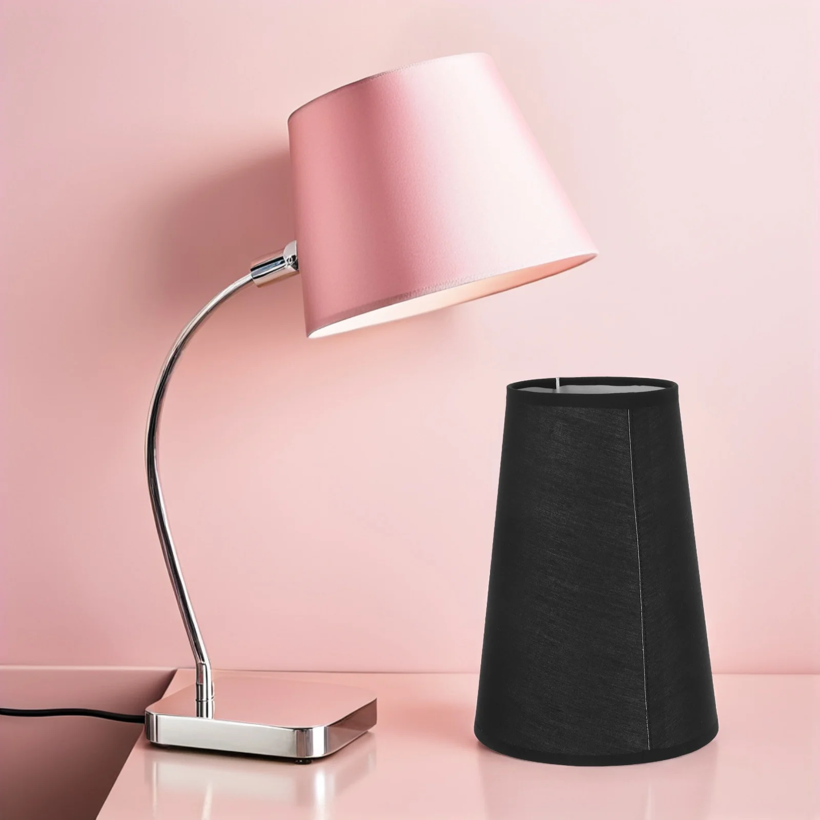 

Fabric Lampshade Drum Lamp Shade 42mm Bedroom Wall Lamp Chandelier Replacement Fabric Light Shade Cover