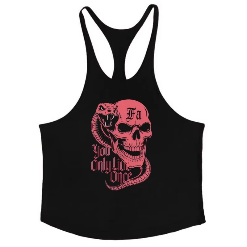 Men's Cotton Athletic Tank Top Sleeveless Stringer Vest Ready for Gym Muscle Building Training Workout Undershirt Activewear