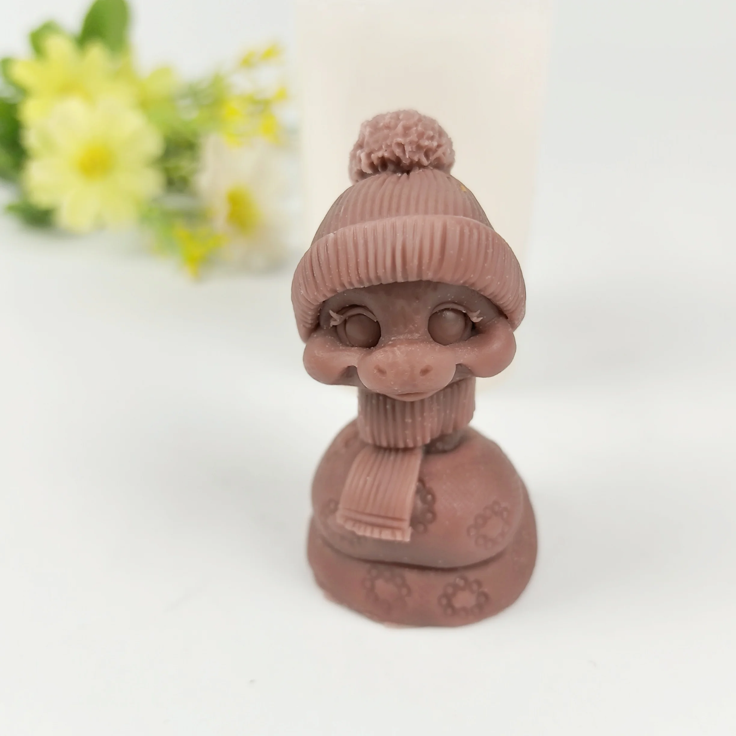 

3D Animals Snakes Moulds Silicone Mold Christmas Hat Scarf Snake Soap Candles Molds Wedding Birthday Clay Resin Mould DW0841