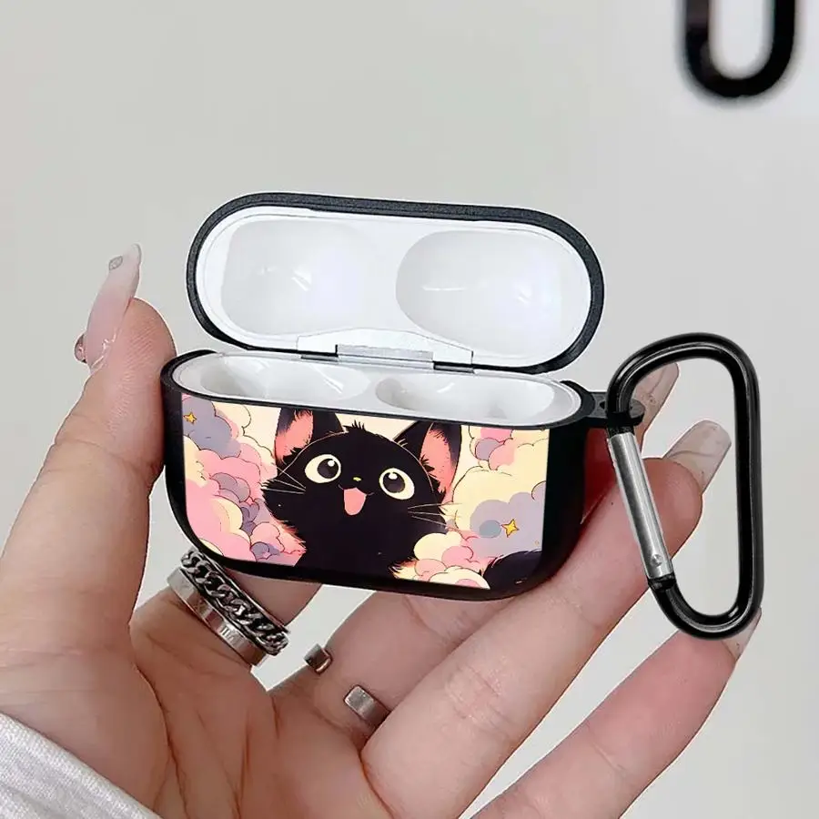 

Earphone Cases Cover Case For Airpods Pro Pro3 1 Pro2 3 4 2 Catoon Cute Kitty