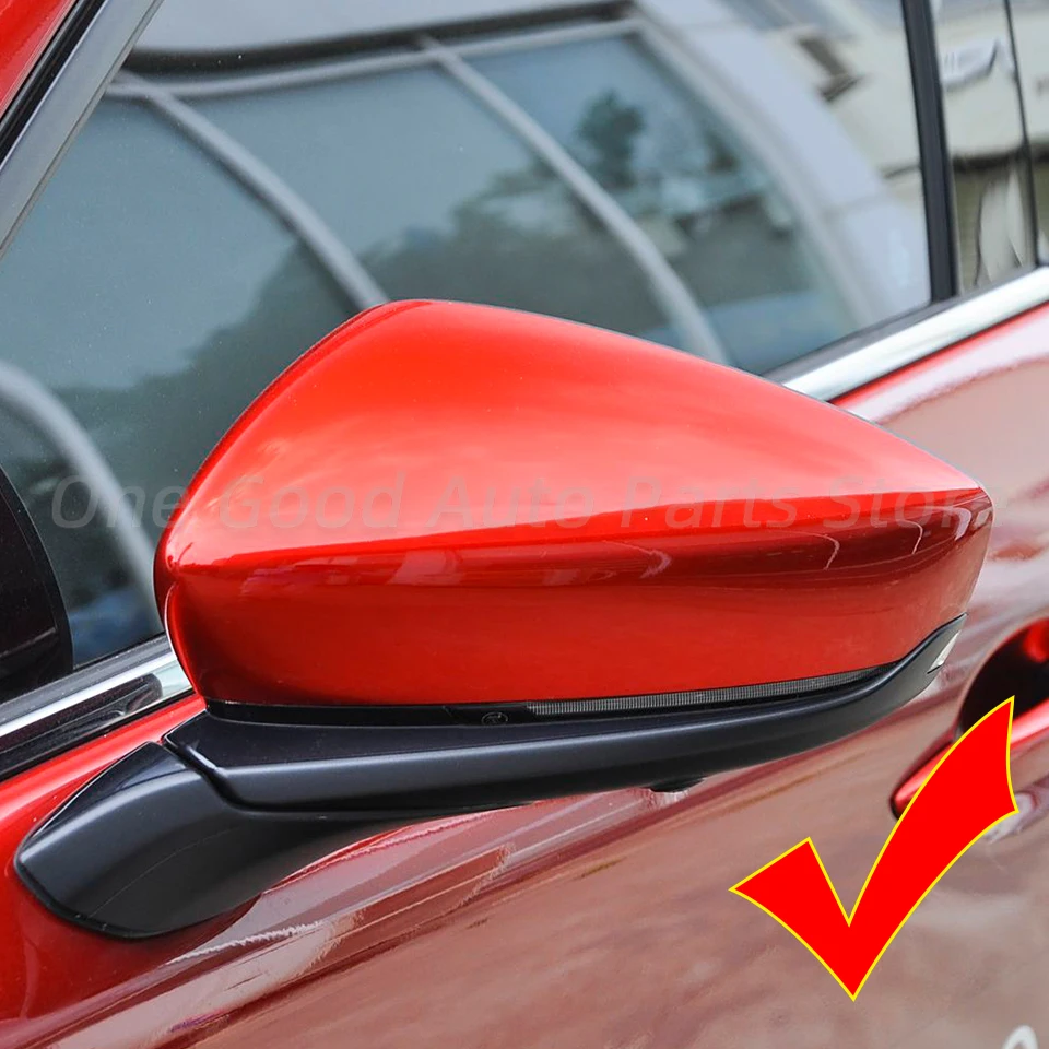 Rearview Mirror Cover Housing For Mazda CX30 CX-30 2020 2021 2022 2023 2024 Car Outer Wing Mirror Lower Cap Shell Lid Painted