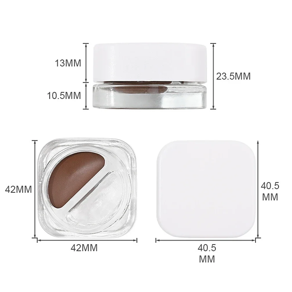 

Private Label Liquid Eyebrow Pomade Bulk 2-color Eye Brow Gel Cream Waterproof Long-lasting Shaping Custom Logo Makeup Wholesale