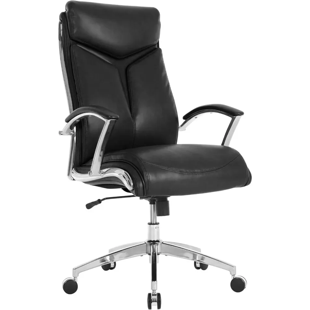 

Modern Comfort Verismo Bonded Leather High-Back Executive Office Chair, BIFMA Compliant