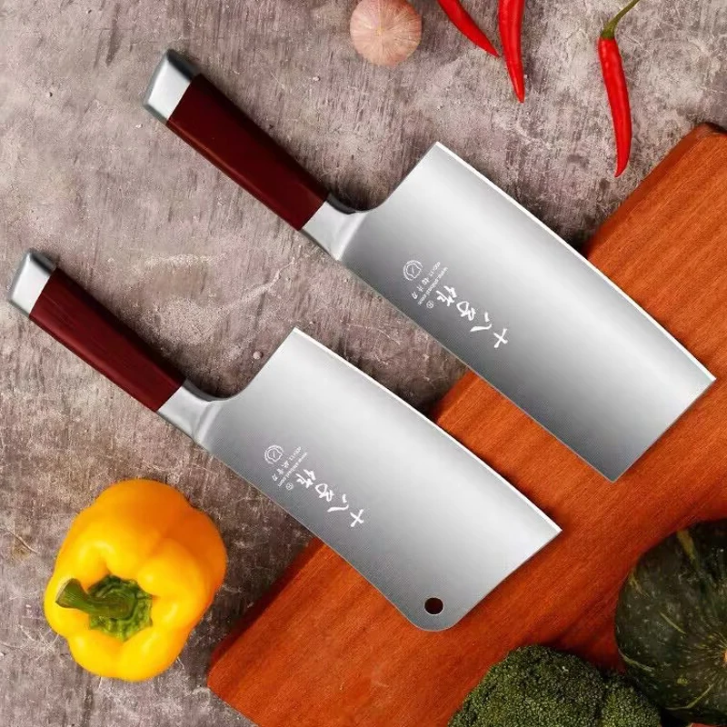 Professional Shibazi Stainless Steel Kitchen Knife Chinese Kitchen Knife Chopping Slicing Fish Meat Vegetables Cooking Tools