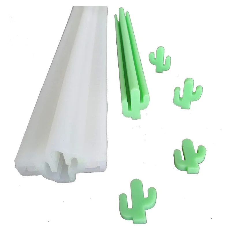 Cactus Tube Column Silicone Soap Mold Embed Soap Cold Process Making Supplies