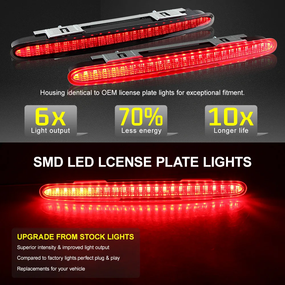 LED Third Brake Light For Benz SL-Class R230 2002 2003 2004 2005 2006 2007-2011 Rear Center Trunk Lid Stop Lamp A2308200056