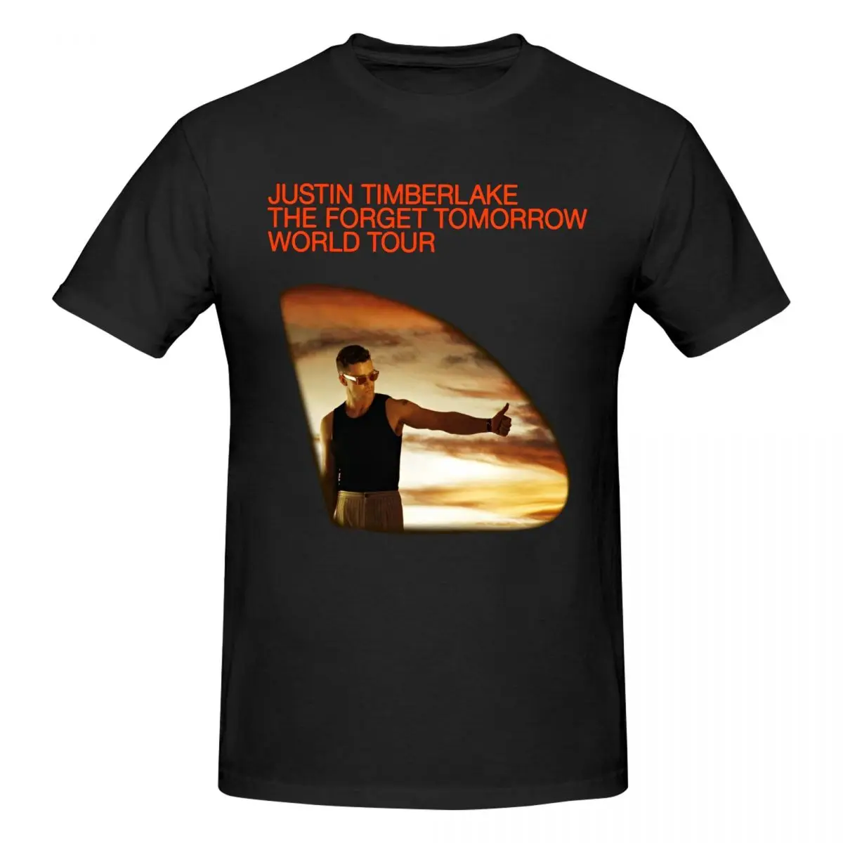 Men Women's 2024 Justin Timberlake The Forget Tomorrow World Tour Shirt Merchandise Cotton Tops T-shirt Vintage Tee Shirt