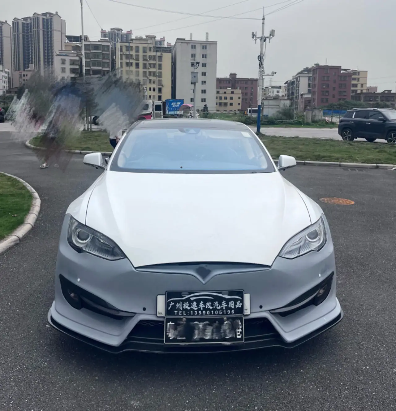 

Auto Parts PD Style Body Kit Abs Material for Tesla Model s PD Front and Rear Bumpers Hood Diffuser Spoiler Body Kit