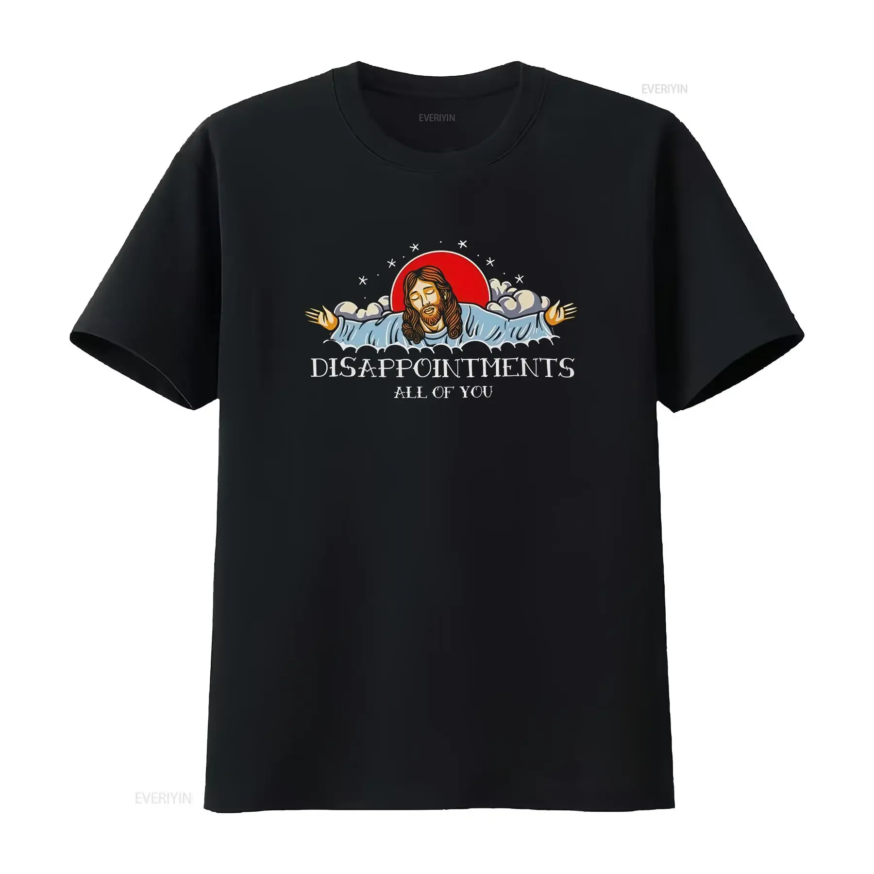 Jesus Disappointments All of You Funny T Shirt J33823 vintage Washed streetwear Unisex Comfortable Slightly Breathable Casual
