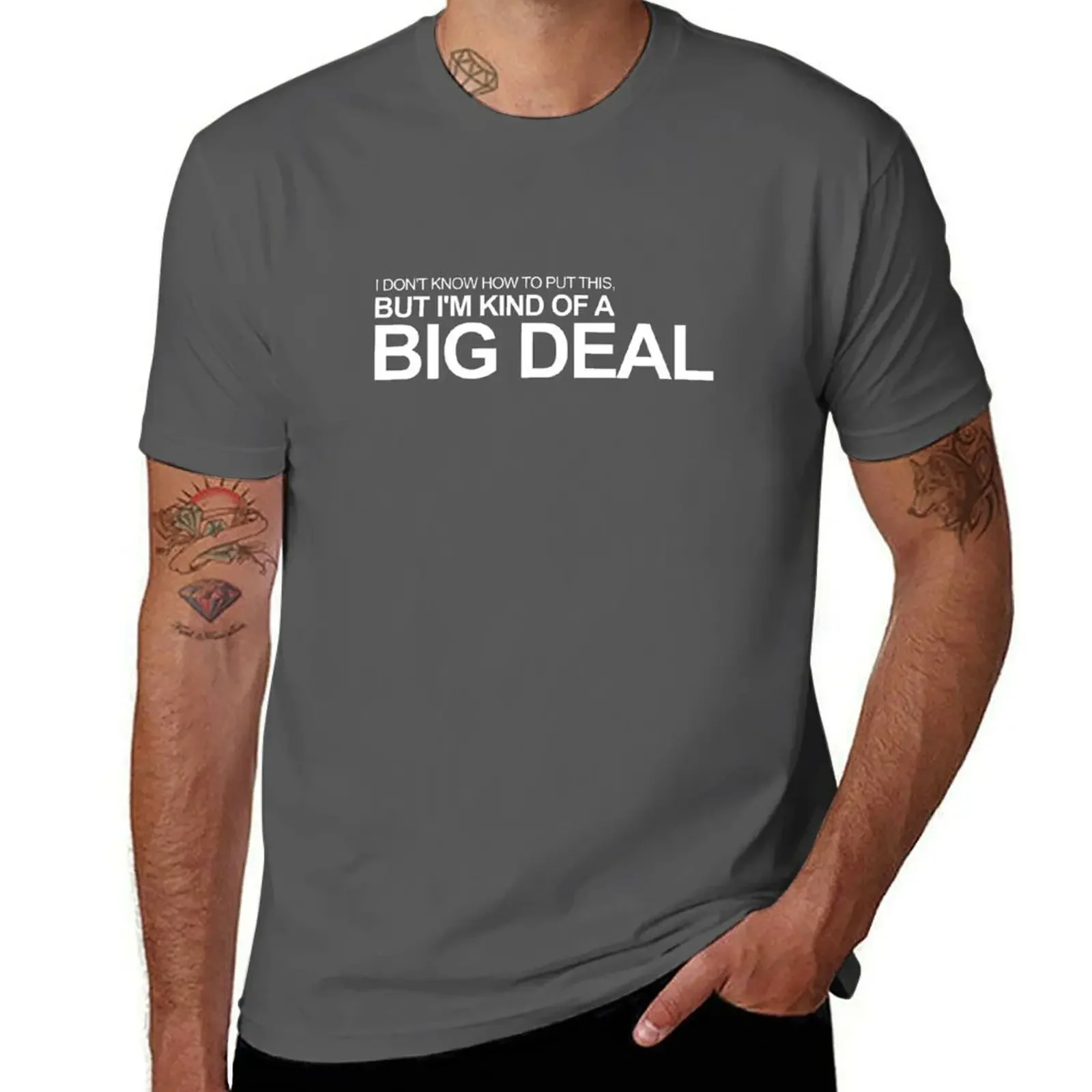 

Anchorman - Ron Burgundy - I'm Kind of a Big Deal T-Shirt anime stuff oversizeds big and tall t shirts for men