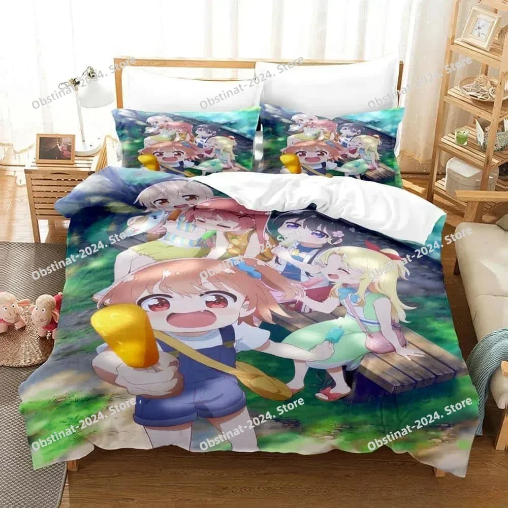 

Anime Wataten! An Angel Flew Down to Me Bedding Set Printed With Pillowcase Bed Duvet Cover Single Double Queen Super King Size