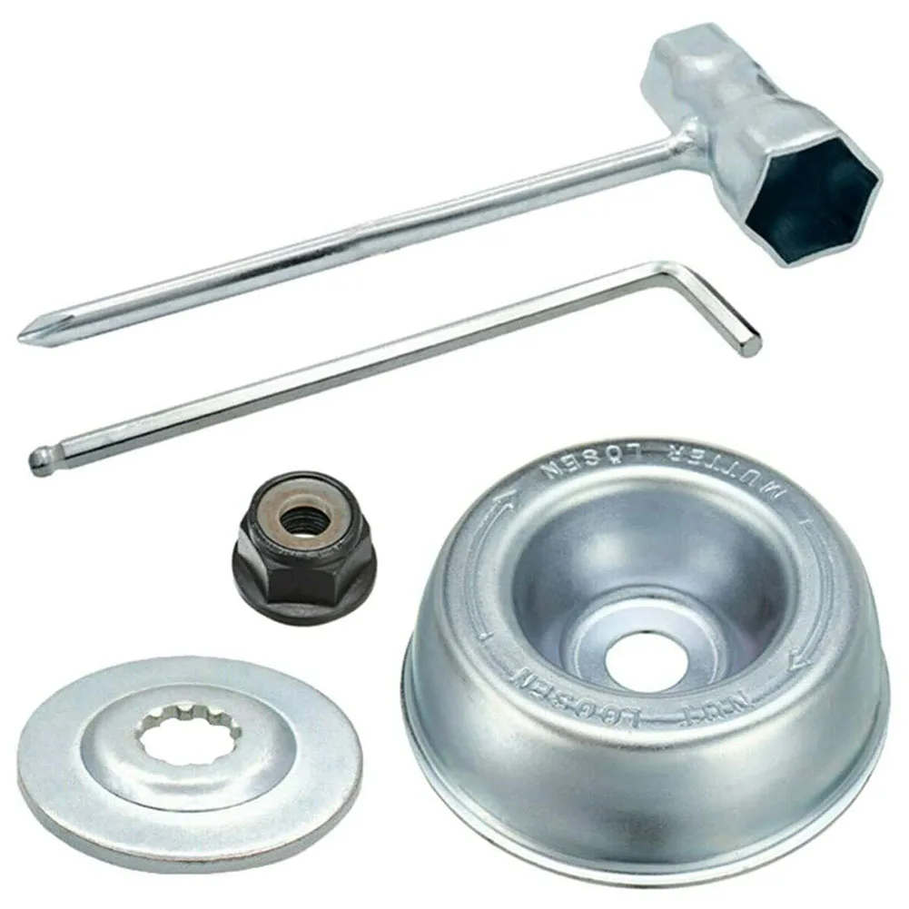 Maintenance Hardware Kit for String Trimmers Includes Thrust Washer M10 1 Collar Nut and T Wrench for FS80R FS110R FS130R Models
