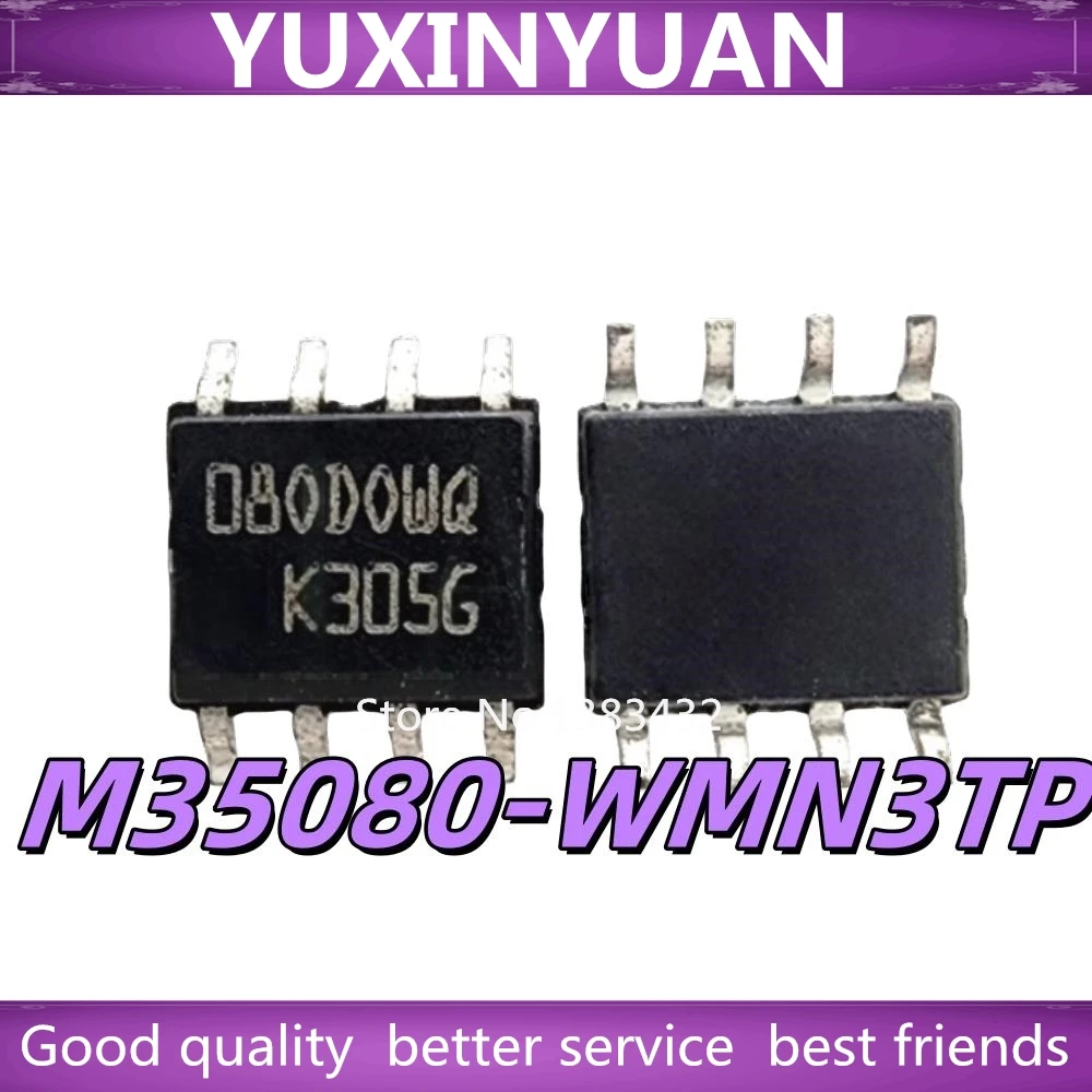(1PCS)100% New M35080-WMN3TP M35SW08-WMN3TP M35080 080DOWQ 080D0WQ