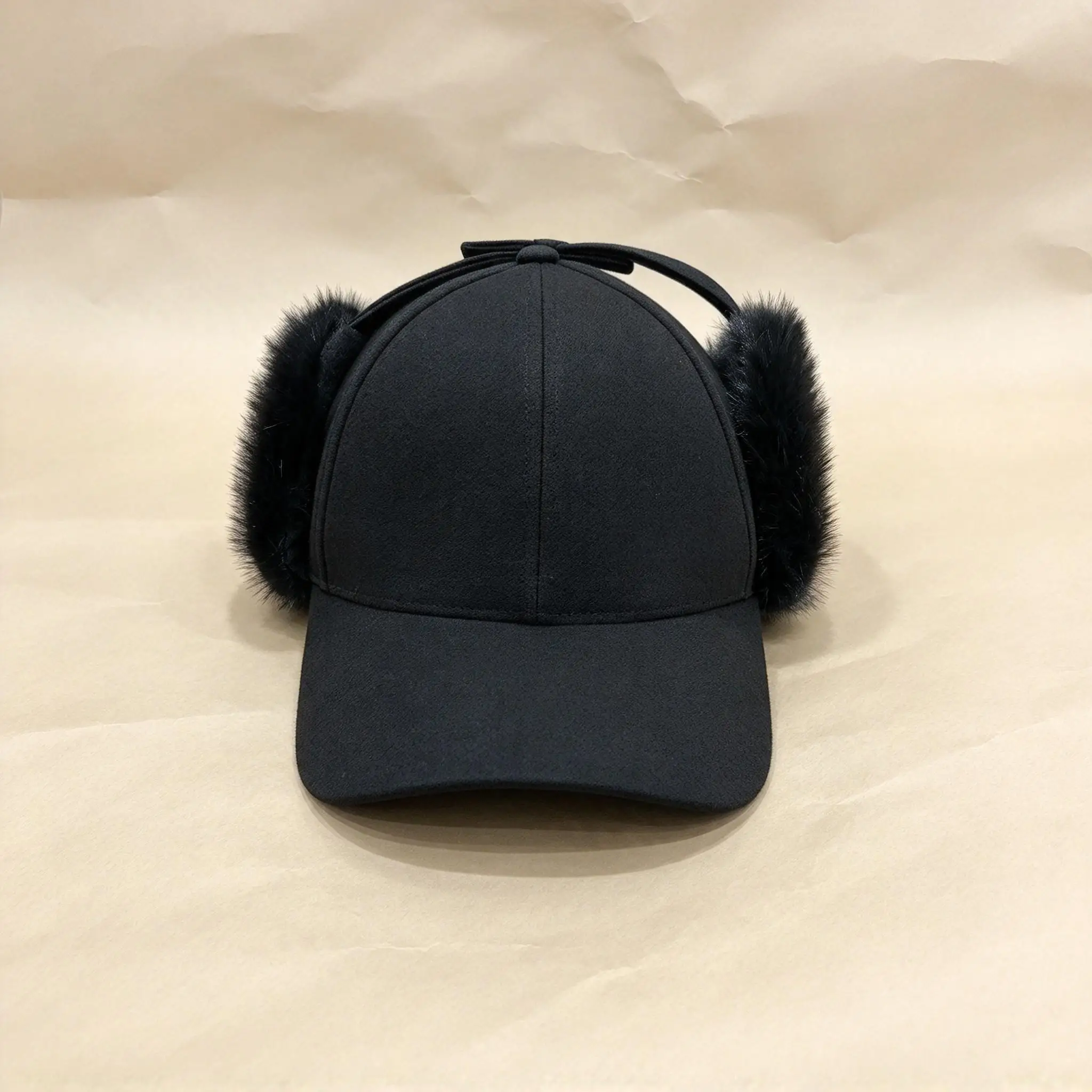 Women Winter Golf Earflap Cap, New Fleece Lined Plush Hat, Cold Resistant Outdoor Golf Headwear