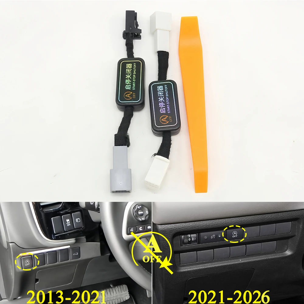 

Auto Start Stop Canceller Eliminator Engine OFF Disable Delete Control Cable Plug For Mitsubishi Outlander 2013-2021 2021-2026