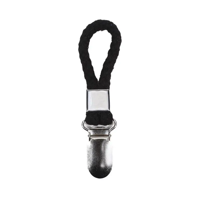 1/2PCS Bad Handtuch Clips Geflochtene Mehrzweck Kleiderbügel Bad Baumwolle Schleife Handtuch Clip Metall Clamp Küche Hause lagerung – Detail 21
