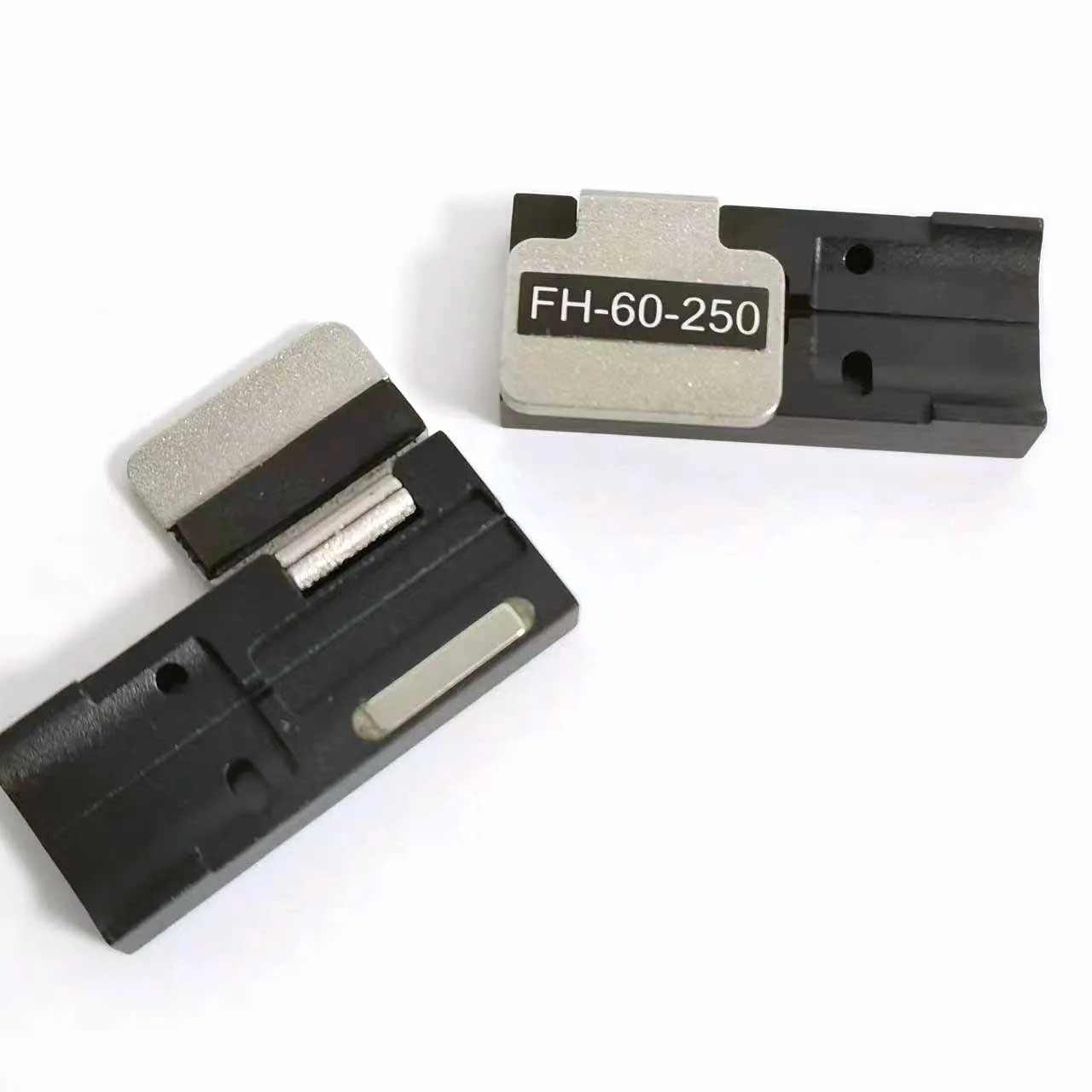 1 Pair FH-60-250 Optic Fiber Fusion Splicers Single Core Bare Fiber Clamps Fiber Holder FSM-60R 70R 60S 22S 80S 62C