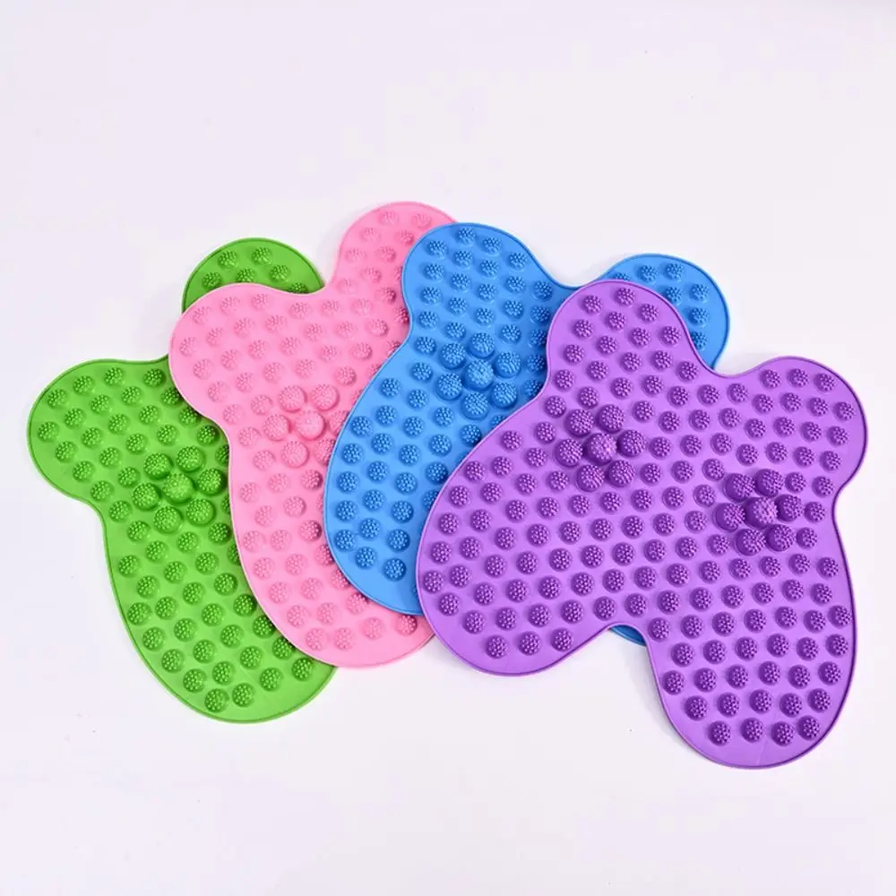 Butterfly-shaped Foot Massage Mat 2800 Points Creative Finger-pressing Board Anti-Slip Blood Circulation Fitness Foot Pad Office