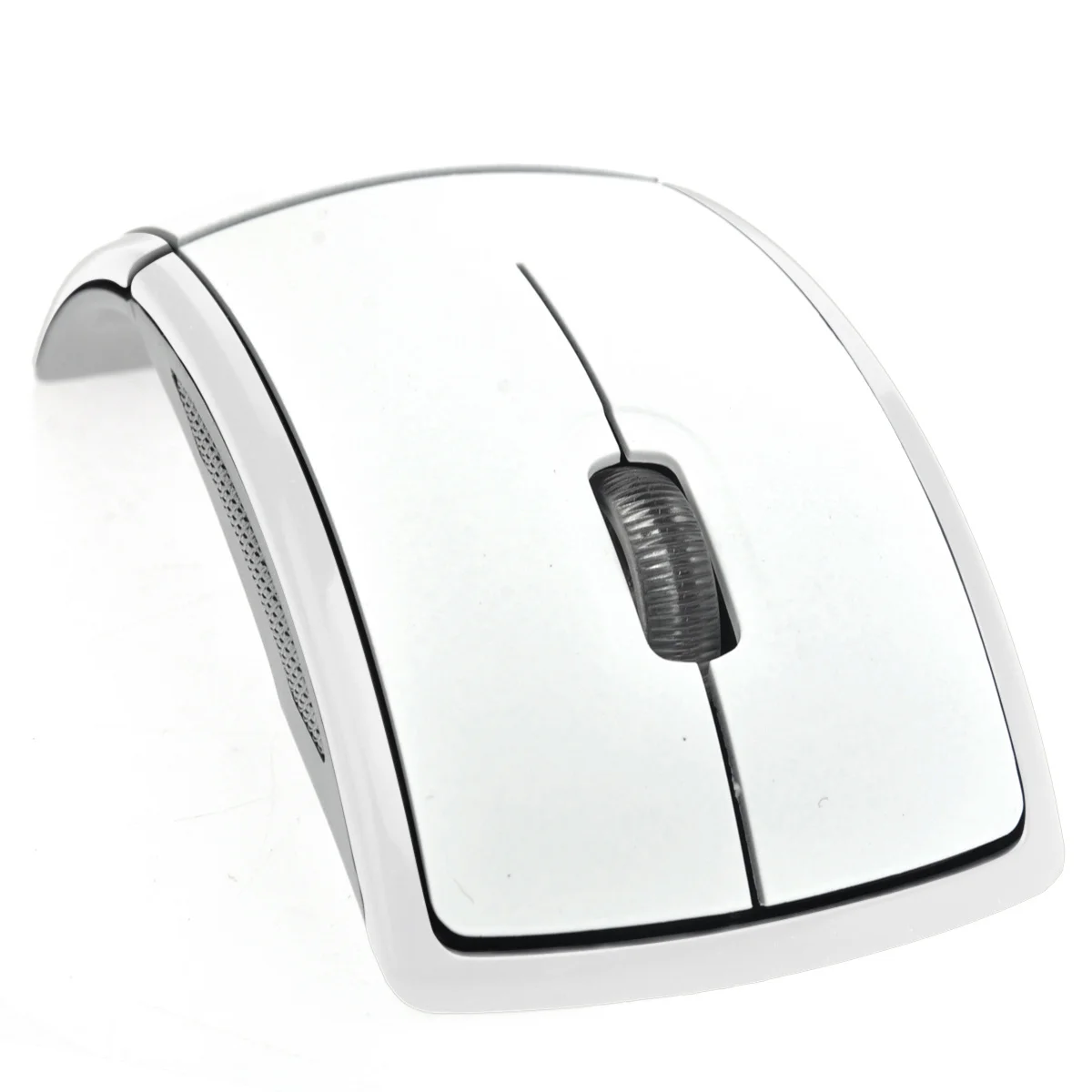 

Folding 2.4ghz Wireless Optical Mouse Ultra-Thin Design 10m Range Ergonomic Arc Palm Fit USB Plug Play for Pc Laptop