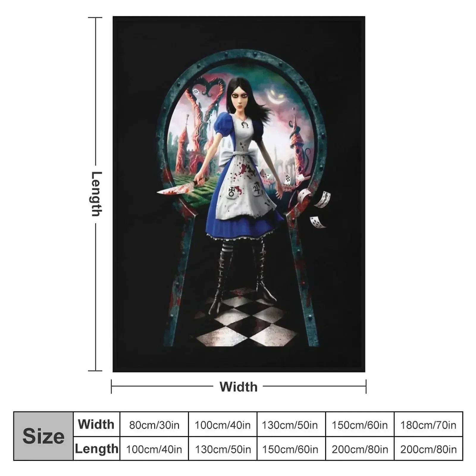 Alice Madness Returns Classic Throw Blanket Polar Quilt Tourist Softest Blankets