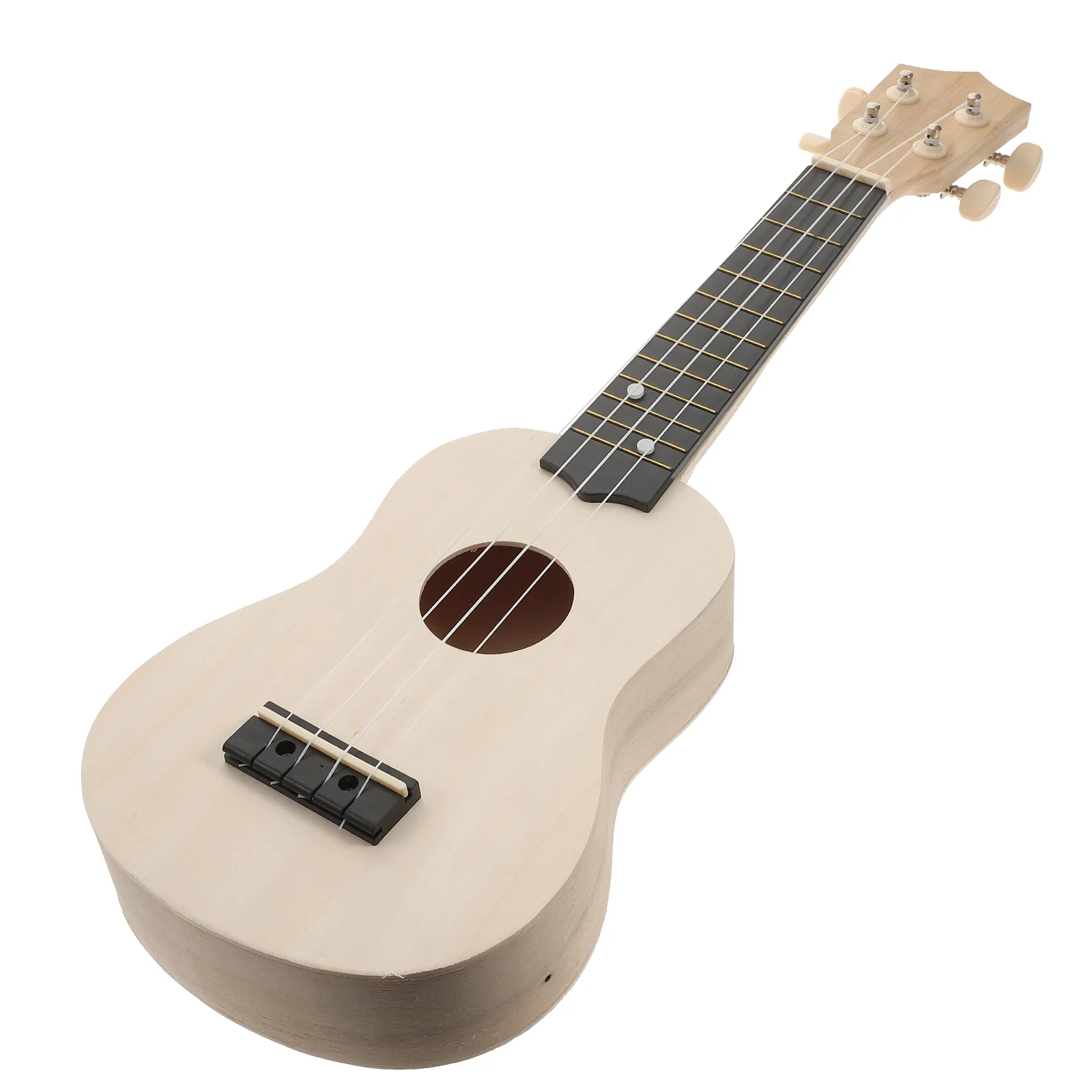 Hand-assembled Ukulele Material Kit Musical Instruments Guitar Self-painting DIY Package Wooden Child