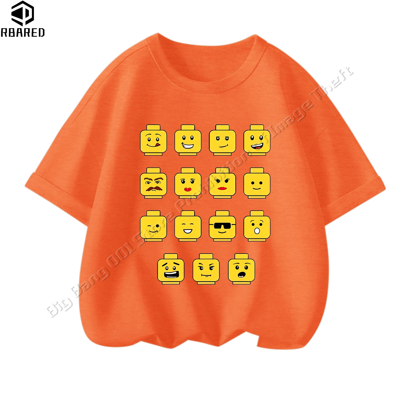 2024 2024 Kids Clothes Fashion Girl Child Boy Children Top Summer T-shirts for Children 100% Cotton Tops Large Size Lego Shirt