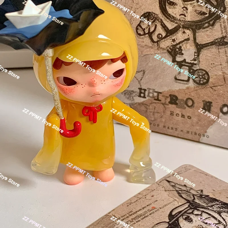 POPMART Hirono Echo Series, оригинальная слепая коробка, игрушки, загадочная коробка, украшения, фигурки, декор, настольная модель-сюрприз, куклы, подарки, игрушки