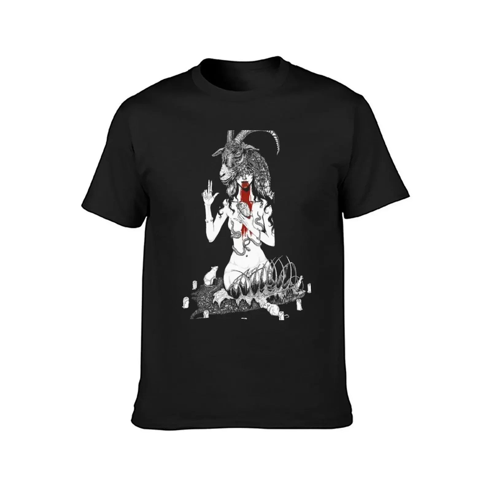 Camiseta No God But tyself para hombre, ropa kawaii de tallas grandes, camisetas gráficas grandes y altas