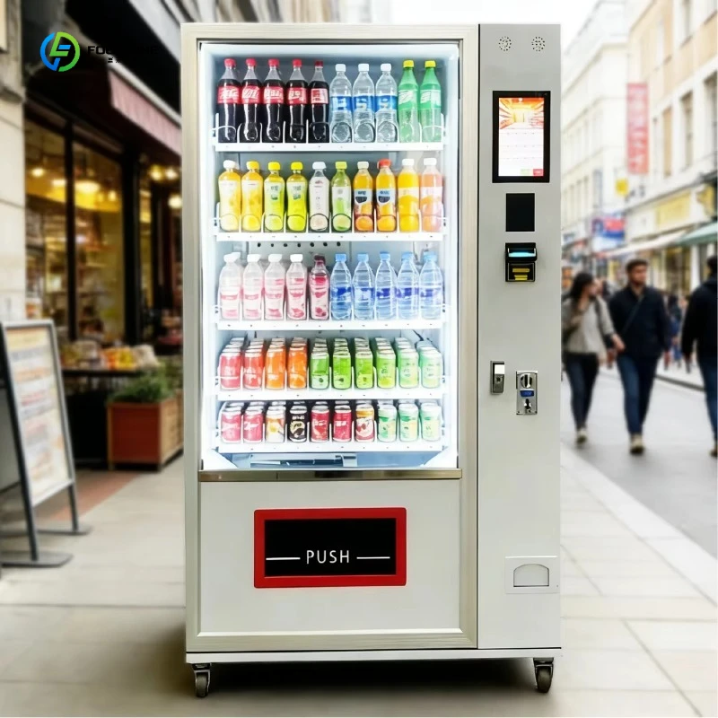 Smart Commercial Vending Machine Supplier - Retail Equipment with Touchscreen and IoT Management Technology FL Customized