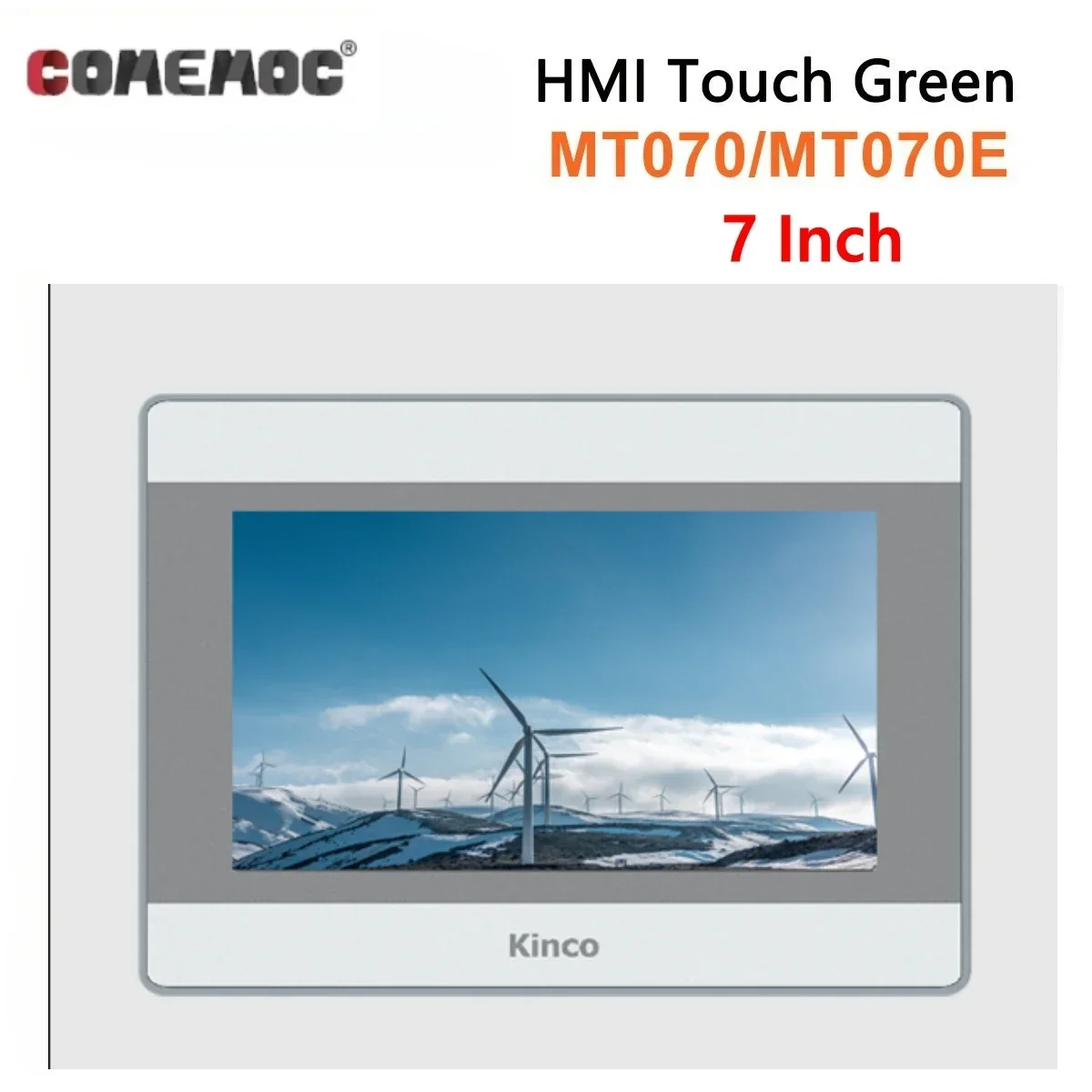 Kinco 7 Inch HMI Touch Screen MT070 MT070E Ethernet Mass Series IoT Support Remote 3 Serial Port Human Machine Interface