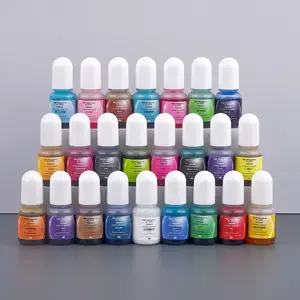 24 Farben 5ml transparente transparente Epoxidharzpigmentflüssigkeit DIY UV AB Harzkleber Schmuck 10 Hauptverkaufsepoxy Tinta Pio - №8