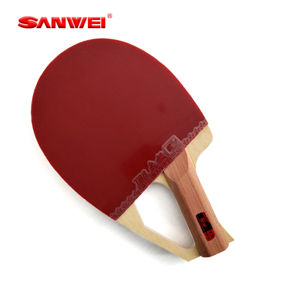 Original SANWEI Patented Pistol-Shaped Racket Shakehand Table Tennis Blade Ping Pong Blade Professional Paddles