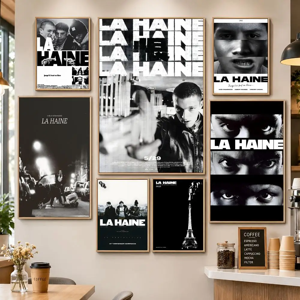 La Haine French Crime Drama Urban Film Aesthetic Poster HD Wall Decor Apartment Dorm Office Cafe Bedroom Home Gift