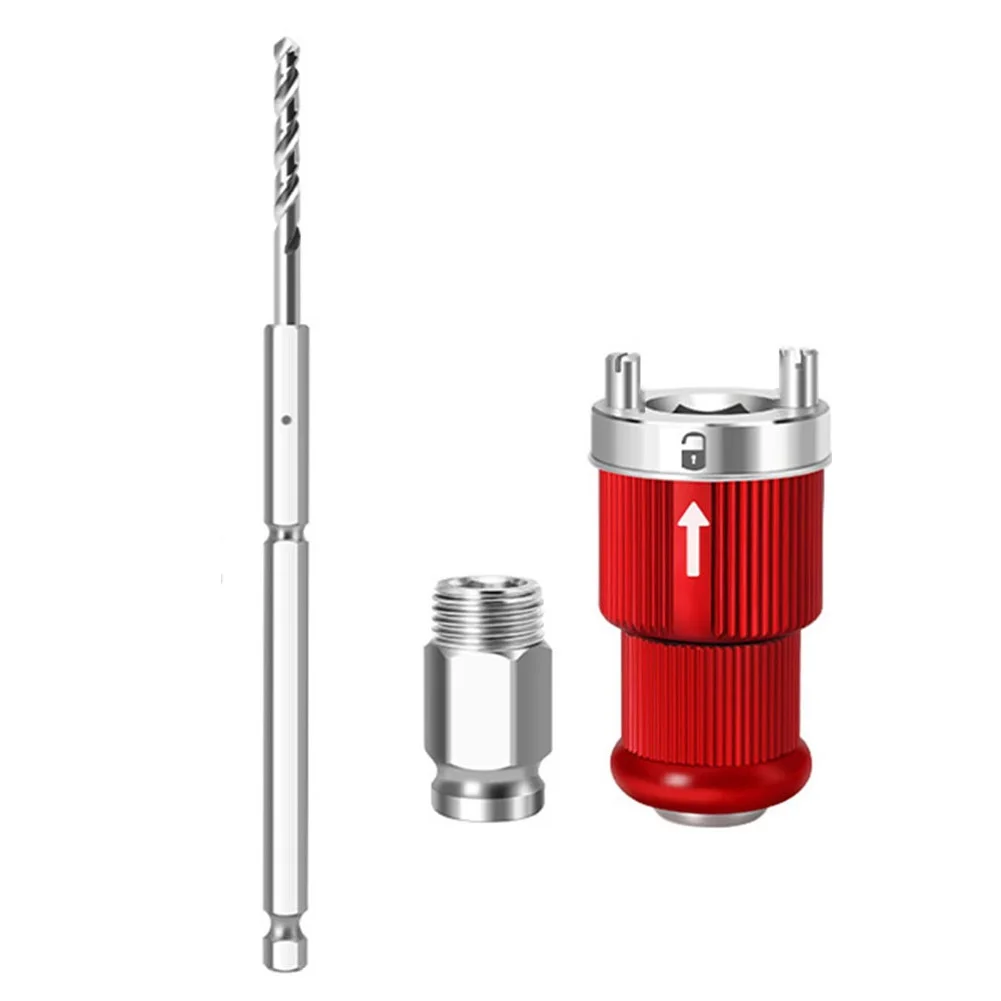 for Quick Release Rod for Hole Opener with Self Locking Mechanism 45 Manganese Steel Compact Lightweight 10mm Shank