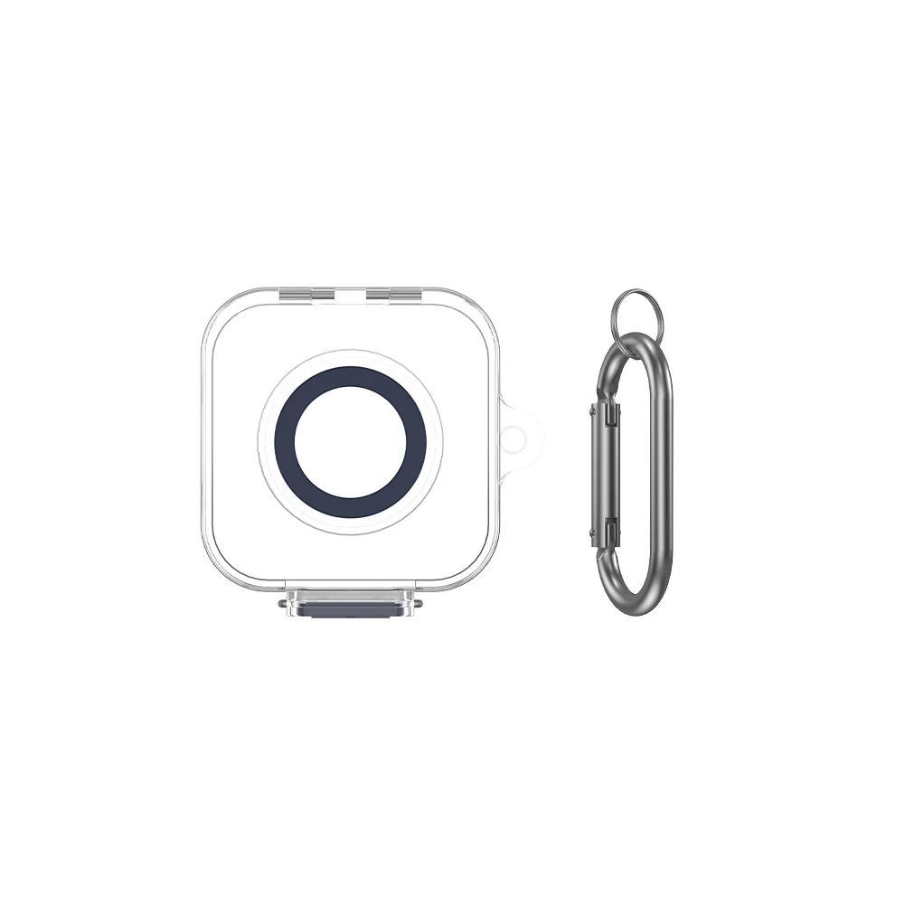 Charger Cover for Oura Ring Fifth Generation and Generation ABS Protective Case 6.3x6.2x2.3cm Easy Carry Storage Solution