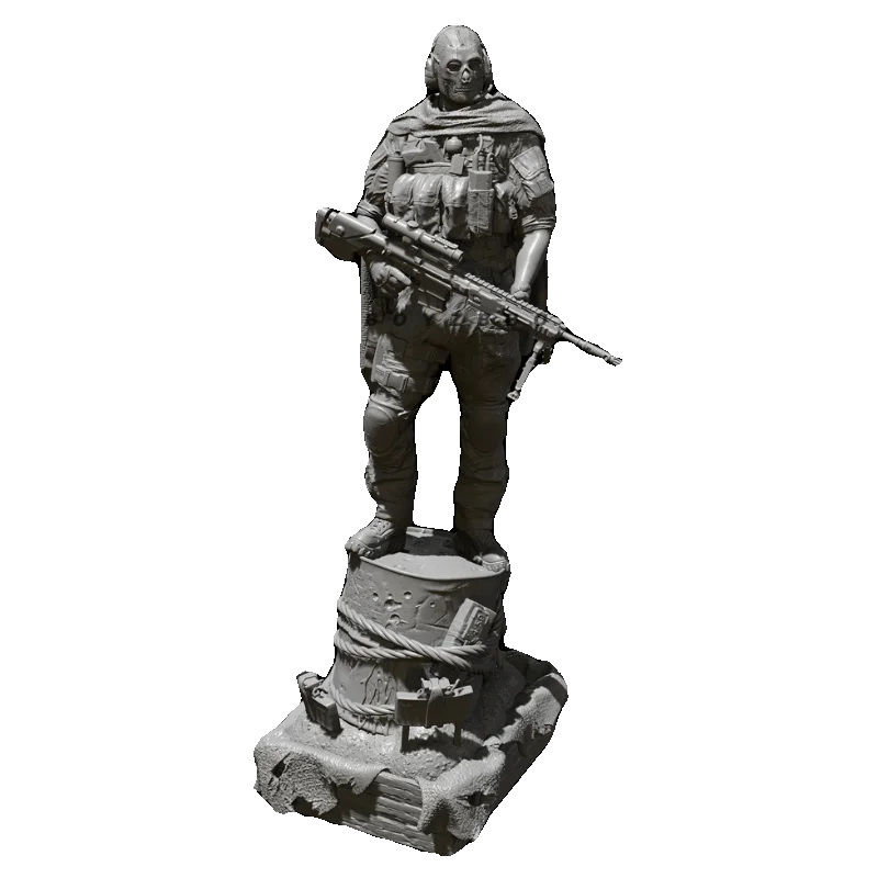 50mm 75mm 100mmResin model kits figure colorless and self-assembled 3D Printing TD-6613/3D