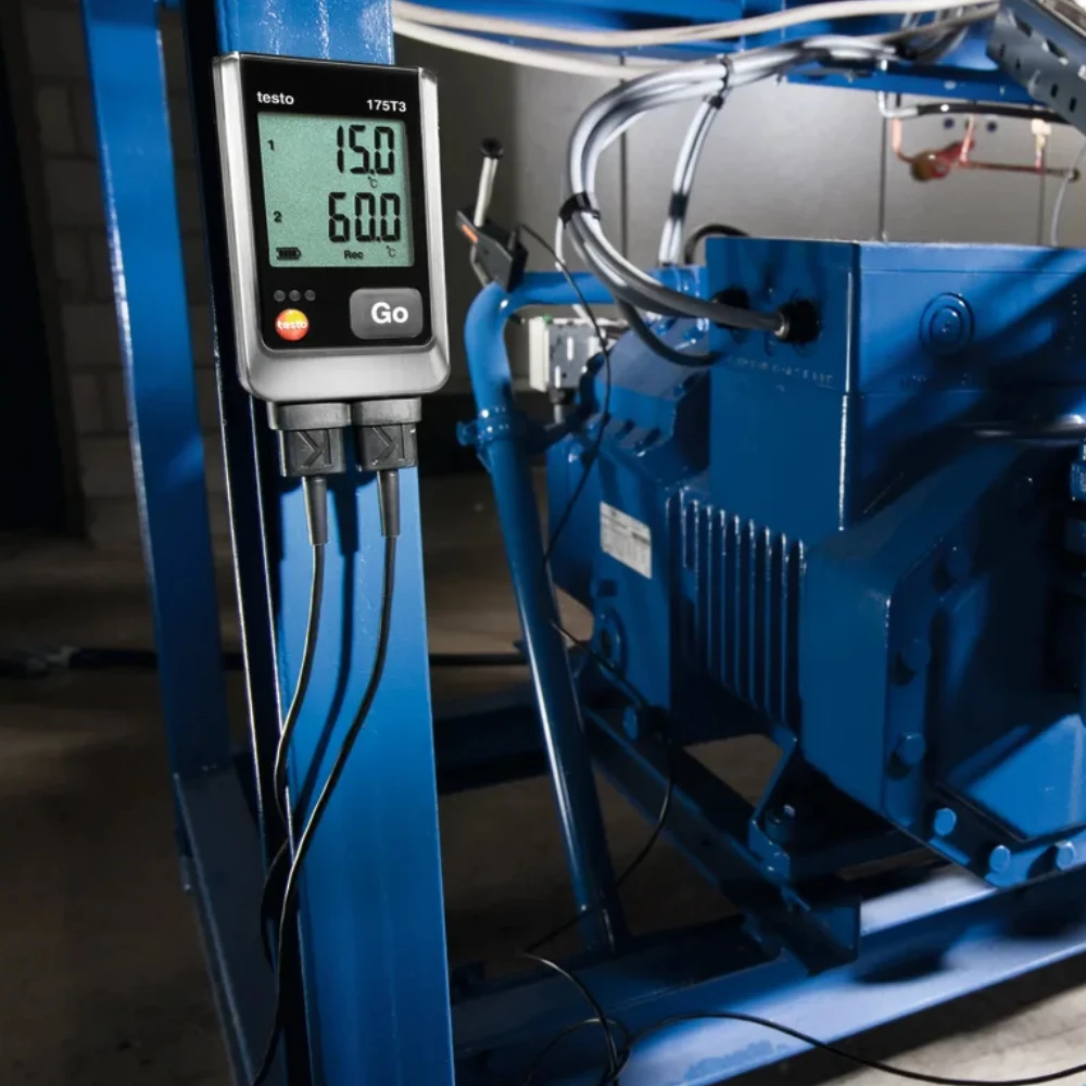 مسجل درجة الحرارة الرقمي Testo 175 T3 مع مسبار خارجي من النوع T، K Testo 0572 1753 #4