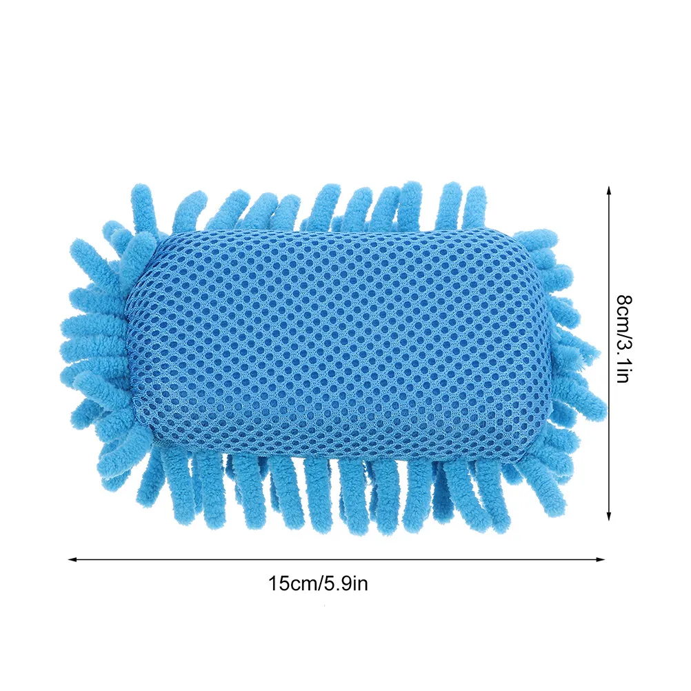 2pcs Shag Microfiber Whiteboard Eraser Sponge – Chenille Dry Ink Remover, Washable & Fast-Cleaning for School Office
