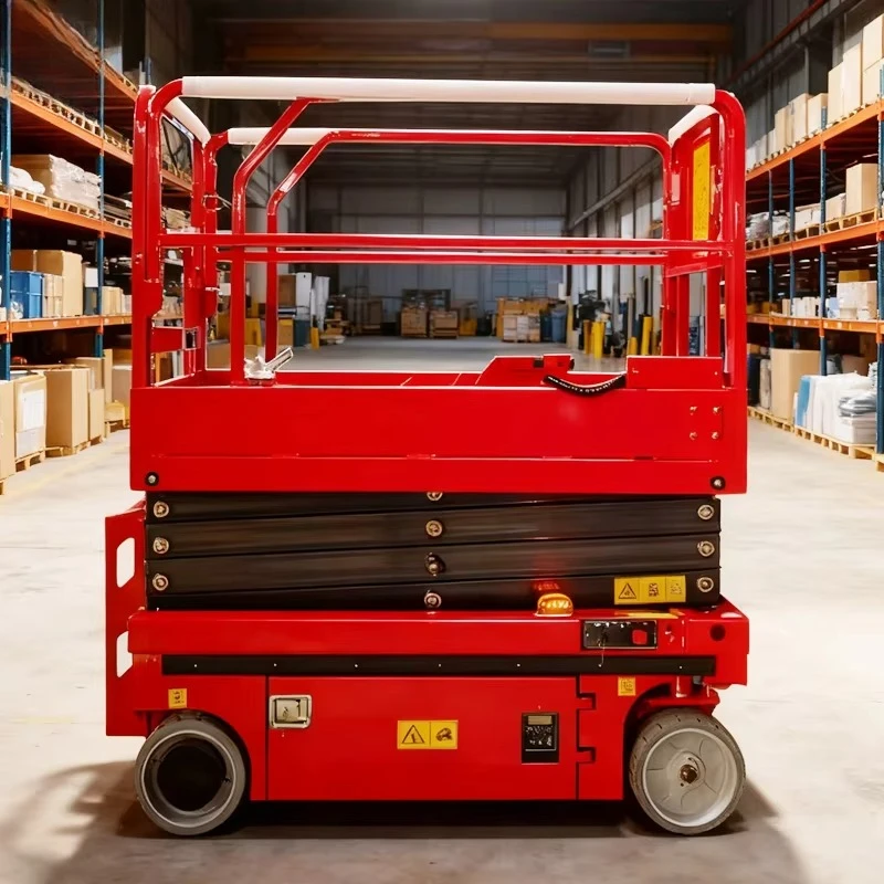 Scissor Lift Platforms for Storing and Retrieving Goods in Automated Warehouses Use Quiet Operation Electric Lifting Platform