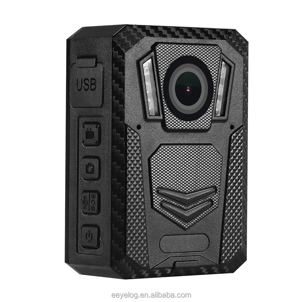 HD Wide-Angle GPS WiFi 173g Lightweight Shockproof IP68 Waterproof Stable Recording for Security Patrols Mini Body Camera